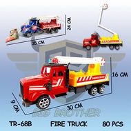 MERAH Red Fire Truck Toy Car Fire Truck Toy Car Fire Truck