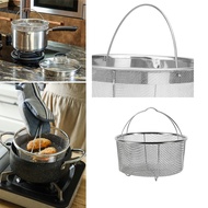 Steamer Stainless Steel Fried Noodles Drain Basket Steaming Rack Kitchen Portable Multi-Functional