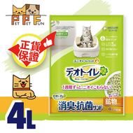 unicharm - #64839 Unicharm - Deo Toilet 抗菌除臭沸石矽膠(礦物)貓砂(原味) #抗菌除臭 #沸石矽膠 #礦物 #貓砂 #原味 4L 貓砂 (平行進口)