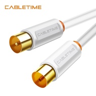 [;'.; CABLETIME Video Cable TV M/F 3C2V Cable For High-Definition Television HD High Quality Antenna TV STB Digital TV Line N314