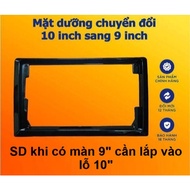 Combo of 5 pieces / 1 piece Android screen mounting plate converts from 10 inch to 9 inch (10-9") An