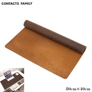 CONTACTS FAMILY 100% Nubuck Leather Mouse Pad Solid Color Keyboard Mat Office Computer Desk Mat Mous