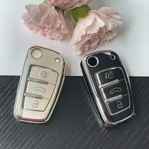 Full Protection Remote Key Case Key Cover Shell Key Case Cover Car Flip Key Case For Audi A1 A3 A6 A