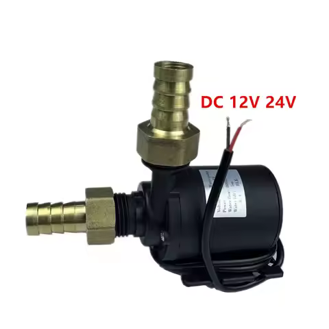 Submersible Water Pump 12V High Pressure Ultra Quiet Solar DC 24V Lift 5M 800L/H Brushless Motor Wat