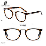 Kacamata Bulat Frame Metal Modern Bisa Minus Photocromic Blueray Fashion Pria Wanita Berrybarton 873