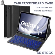 Keyboard Case for Galaxy Tab A9+ / A9 Plus / S11 / A7 / S11 Bluetooth Detachable Keyboard Mouse