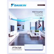 Daikin Air Cond FTKM60T / RKM60T (2.5HP R32 FLAGSHIP INVERTER)