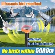 No birds within 5000m QNS bird repellent  bird repellent ultrasonic bird repellent outdoor Solar pow