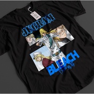 Bleach Anime Shirt Jugram T-Shirt Ichigo Bankai Tshirt Aizen Zaraki Unisex Tee