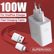 Oneplus 13 13R 100W SuperVOOC EU UK Charger Fast Charging Power Adapter USB C Cable For One Plus Ace