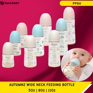 Autumnz PPSU Wide Neck Feeding Bottle Botol Susu PPSU Single/Twin Pack 4Oz/6Oz/8Oz/10Oz