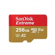 SanDisk - Extreme microSD UHS-I 190MB/R 130MB/W 手遊記憶卡 (SDSQXAV-256G-GN6GN)