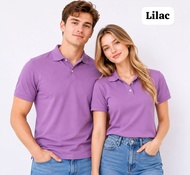 Kaos Kerah List UNGU MUDA / kaos kerah UNGU MUDA / KAOS kERAH Polos Ungu / Kaos Kerah Polos