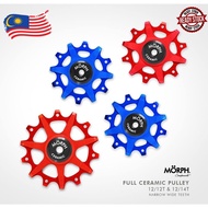 MORPH COMPONENTS HYBRID CERAMIC PULLEY 12T/14T