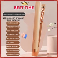 【Fast delivery】Volumizing Hair Iron Fluffy Corn Curler  Corrugated Hair Crimper  Negative ion Fluffy