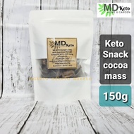 [MD Keto] 150g【Europe Grade More chocolate taste 】100% natural high fat Pure RAW Unsweetened Premium Cocoa mass liquor 54% Fat Africa bean keto chocolate bar Brownies KETO BAKING