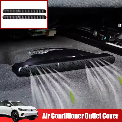 Car Seat Bottom Air Vent Anti-blocking Under Seat Air Outlet Cover Dust Accessories For VW Volkswage