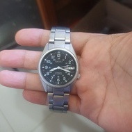 jam tangan seiko military automatic 21jewels 7s26 all bawaan 