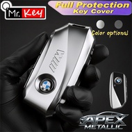 [Mr.Key] M POWER Apex Metal Key Cover Case for BMW X1 225i 325i 530i i3 i5 i7 M3 X3/X5/X7 2023-2026