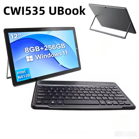 T10 Intel Celeron N4120 12" LCD Screen Windows 11 Tablet LPDDR3 8GB RAM 256GB SSD ROM 2160*1440 IPS 
