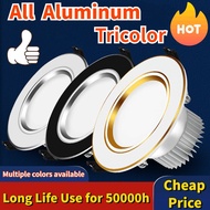 LED Pin Light Ceiling Lights 3Colors Dimming High Quality Aluminum Downlight 5W/7W/9W/12W Pin Lights