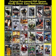 PSP UMD Original Disc Cartridge PlayStation Games Pre-owned Used Games GTA Tekken Bleach Set A