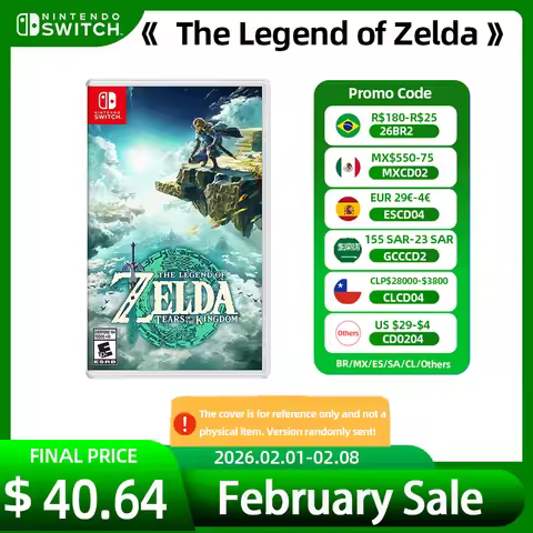 The Legend of Zelda Tears of the Kingdom Switch Physical Game Nintendo Switch