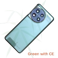 ใหม่สำหรับฝาหลังปิดโทรศัพท์หลัง Oneplus 11พร้อมที่จับกล้องรูปตัวยู1+ 11แบตเตอรี่ด้านหลังประตูกระจกอะ