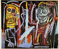 After Jean-Michel Basquiat Basquiat, A Tribute: Important Paintings, Drawings and Objects Exhibition Announcement Card