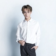 HIGH CULTURED Slim-Fit Executive Hidden-Button Long Sleeve Shirt - 66