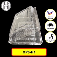 BENXON H1 OPS-H1 PLASTIC CLEAR  (100PCS) OPS CONTAINER BENXON NOT OTHER BRAND