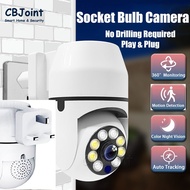 V380 Pro CCTV Wireless CCTV 5MP Socket Bulb CCTV Camera 360 Camera WIFI CCTV Bulb Camera Lampu CCTV 