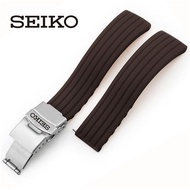 Watch strap replacement Seiko watch strap silicone strap Seiko Water Ghost No. 5 canned abalone men's and women's watch strap 20 22mm