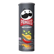 Pringles Hot & Spicy / Kripik Kentang Rasa Pedas 102 Gr