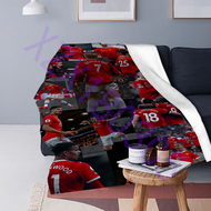 xzx180305  2024 Premier League Design Multi Size Blanket Manchester-United Soft and Comfortable Blanket 02