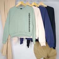 Sweatshirt crop polos G19 (B)