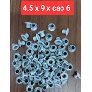 4.5mm (4ly5) ore Ring Made Of Aluminum Foot Color Coated 6mm High Bag 100 Pieces No long Temple bata Shoes, Paper Bag, Crafts