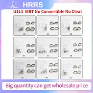 4 Pcs/Pack Orthodontic Molar Band With U1L1 Single Tube MBT 022 No-Convertible Buccal Tube Without C