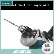 Mini Electric Drill Chuck Angle Grinder Drill Chuck with Key Lathe Accessories