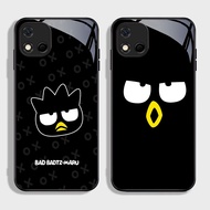 NA-6 Badtz-maru HD Softcase Glossy Glass for Realme C20 C20A C11 OPPO A16E A16K A93 Reno 4 4F F17 Li