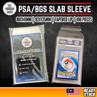 【Morgan Games】 100 Pieces PSA BGS Slab Sleeve 10C 100张 PSA BGS 卡砖膜 10C for PSA BGS Case