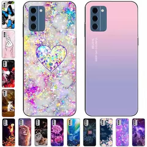 For Nokia C300 Case 6.52" Cat Animals Painted Soft Silicone TPU Funda for Nokia C300 C 300 Phone Cov