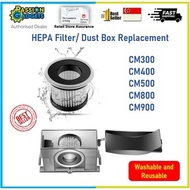 Deerma HEPA Filter/Dust Box Replacement for Dust Mite Vacuum Cleaner CM800 CM810 CM300S CM300 400 50