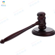 Wooden Auction Hammer Handmade Judge Hammer Handcrafted Gavel for Lawyer Court Auction