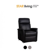 STAR Bruno Power Lift Recliner Half Leather Sofa