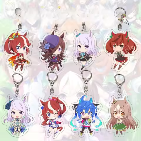 Tokai Teio Maruzensky Oguri Cap Taiki Shuttle Symboli Rudolf Popular Anime Peripheral Acrylic Keycha
