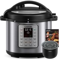 CARORI 1200W 12-in-1 Electric Pressure Cooker 8Qt, tainless Steel Pressure Cooker, Slow Cook Rice Co