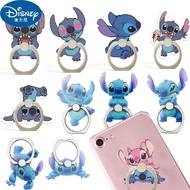 New Anime Stitch Mobile Phone Ring Buckle Kawaii Lilo & Stitch Angel Mobile Phone Holder Cartoon Chi