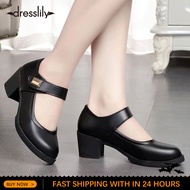 Dresslily New School Shoes Marikina Shoes School Shoes for Women Soft Leather Shoes High Heels