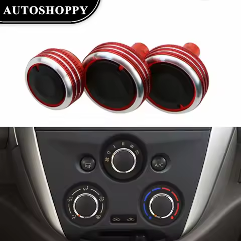 Durable Aluminum Alloy Car Air Condition Button Knob for Nissan Almera Latio Sunny Versa Cube March 